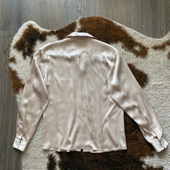 Christian Dior Separates Pajama Style Silk Blouse - Picture 2 of 2